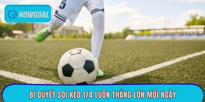 Bí quyết soi kèo 1/4 luôn thắng lớn mỗi ngày