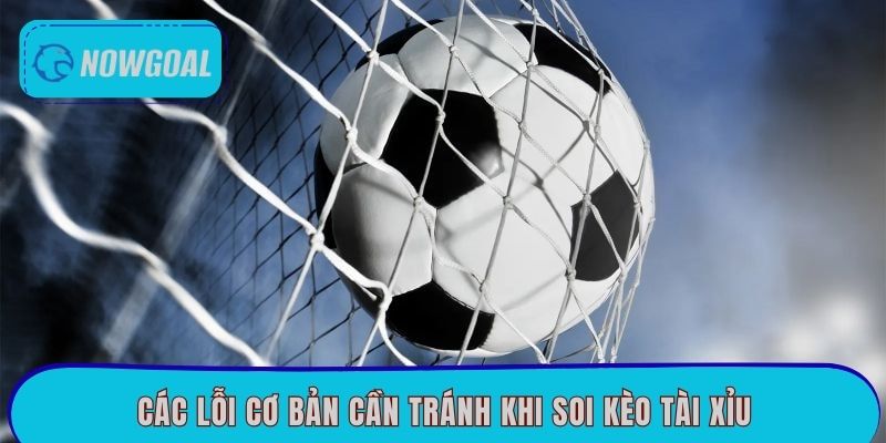 Các lỗi cơ bản cần tránh khi soi kèo Tài Xỉu
