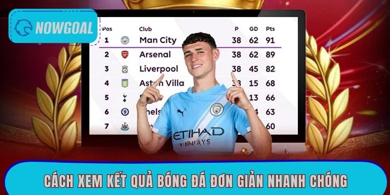 Cách xem kết quả bóng đá đơn giản nhanh chóng